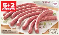 Carrefour Contact Chipolatas nature offre