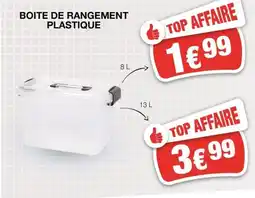 Marché aux Affaires BOITE DE RANGEMENT PLASTIQUE offre