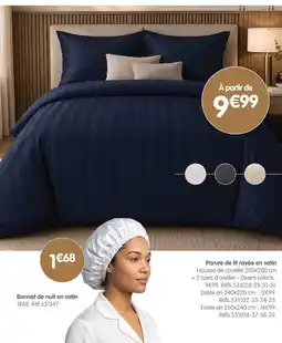b&m Bonnet de nuit en satin offre
