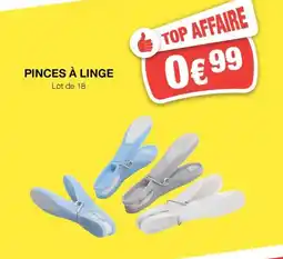 Marché aux Affaires PINCES À LINGE offre