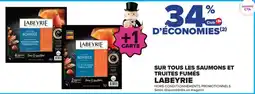 Carrefour Contact Labeyrie suir tout les saumon et truites fumes offre