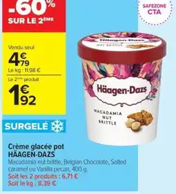 Carrefour Contact Häagen-Dazs Crème glacée pot offre
