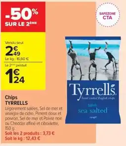 Carrefour Contact Tyrrells Chips offre