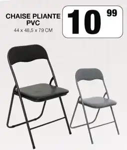 Marché aux Affaires CHAISE PLIANTE PVC offre