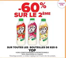 Carrefour Contact Yop sur toutes les bouteilles offre