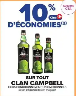 Carrefour Contact Clan Campbell offre