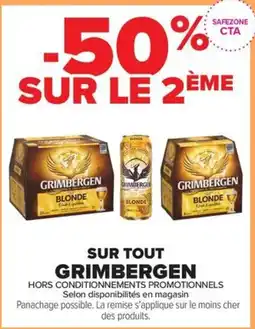 Carrefour Contact Grimbergen blonde offre