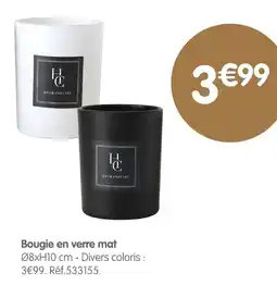 b&m HC Bougie parfumée offre