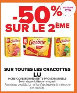 Carrefour Contact LU Cracotte offre