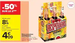 Carrefour Contact DESPerados Bière aromatisée offre