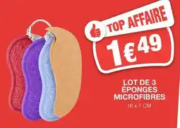 Marché aux Affaires Éponges microfibres offre