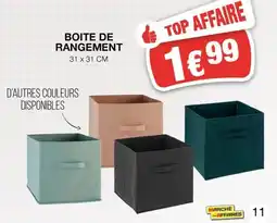 Marché aux Affaires BOITE DE RANGEMENT offre