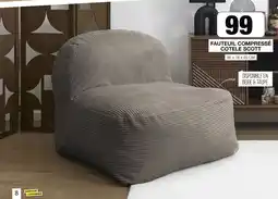 Marché aux Affaires COTEL SCOTT Fauteuil compressé offre