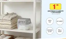 Marché aux Affaires Absorbeur d humidité + 2 recharges offre