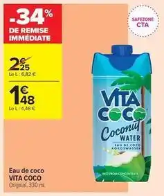 Carrefour Contact Vita coco - eau de coco offre