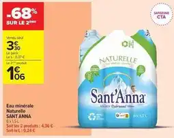 Carrefour Contact Eau minérale naturelle offre