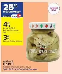 Carrefour Contact Florelli - antipasti offre