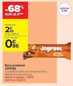 Carrefour Contact Barre protéinée offre