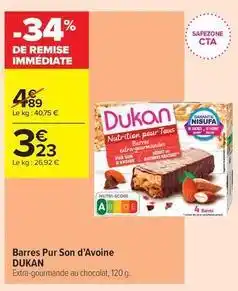 Carrefour Contact Tous - barres pur son d'avoine offre