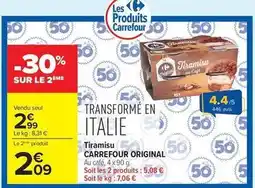 Carrefour Market Carrefour - tiramisu original offre