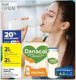 Carrefour Market Carrefour - yaourt à boire offre