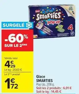 Carrefour Market Glace offre