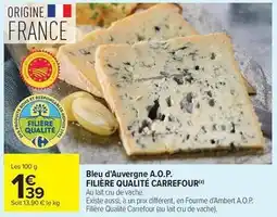 Carrefour Market Carrefour - bleu d'auvergne a.o.p offre