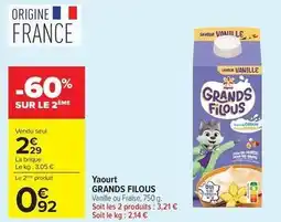 Carrefour Market Yaourt offre
