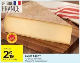 Carrefour Market Comté a.o.p offre