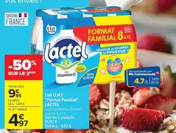 Carrefour Market Lactel - lait u.h.t. format familial offre