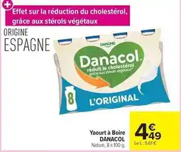 Carrefour Danone - yaourt à boire offre