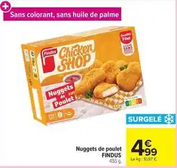 Carrefour Findus - nuggets de poulet offre
