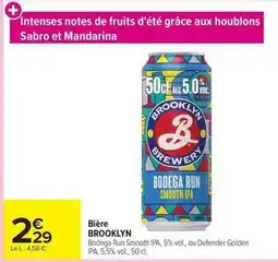 Carrefour Brooklyn - bière offre