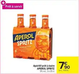 Carrefour Aperol - aperitif prêt à boire offre