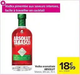 Carrefour Absolut - vodka aromatisée offre
