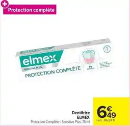 Carrefour Elmex - dentifrice offre