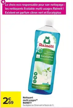 Carrefour Rainett - nettoyant multi-usages offre