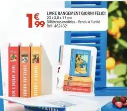 La Foir'Fouille Far - livre rangement giorni felici offre