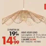 La Foir'Fouille Abat-jour gino offre