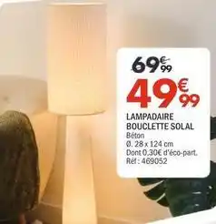 La Foir'Fouille Lampadaire bouclette solal offre