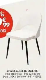 La Foir'Fouille Chaise adele bouclette offre