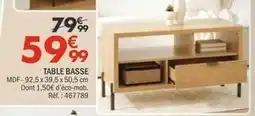 La Foir'Fouille Table basse offre