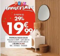 La Foir'Fouille Panneau deco colva offre