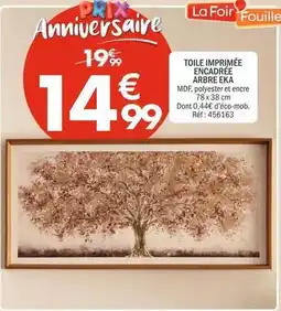 La Foir'Fouille Eka - toile imprimée encadree offre