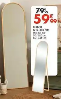 La Foir'Fouille Miroir sur pied kim offre