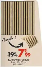 La Foir'Fouille Panneau effet bois offre