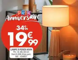 La Foir'Fouille Lampe a poser adon offre