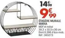 La Foir'Fouille Étagère murale mirna offre