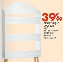 La Foir'Fouille Bibliotheque douceur offre