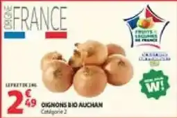 Auchan Auchan Oignons bio offre
